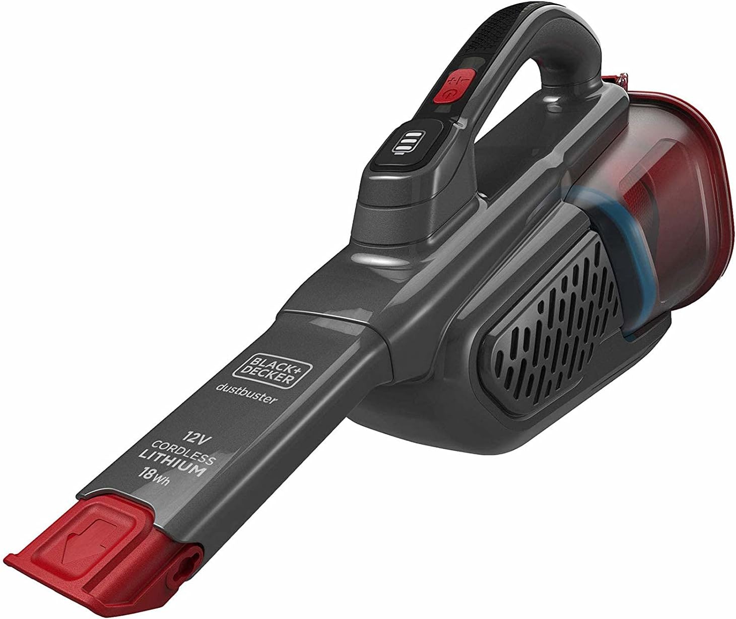Black & Decker BHHV315J-QW - Aspirador de Mano GEN 11 12V 1,5 Ah. Boca fina extensible y cepillo. Cargador tipo Jack.