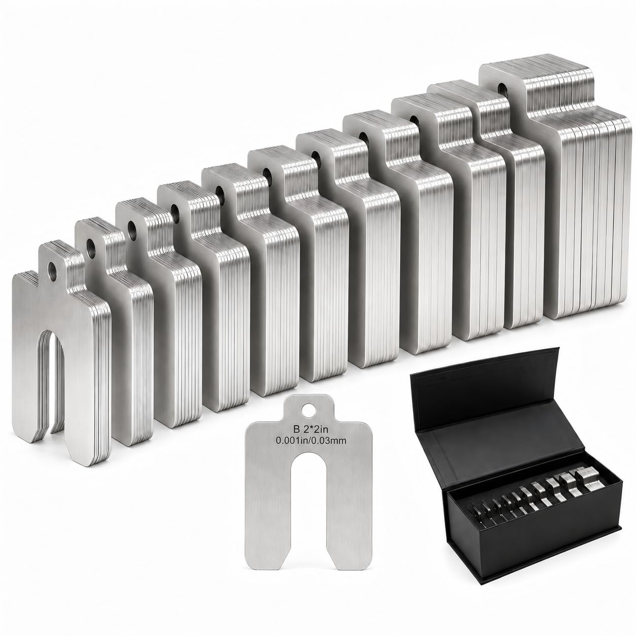 304 Stainless Steel Shim Kit - 60 Piece -13