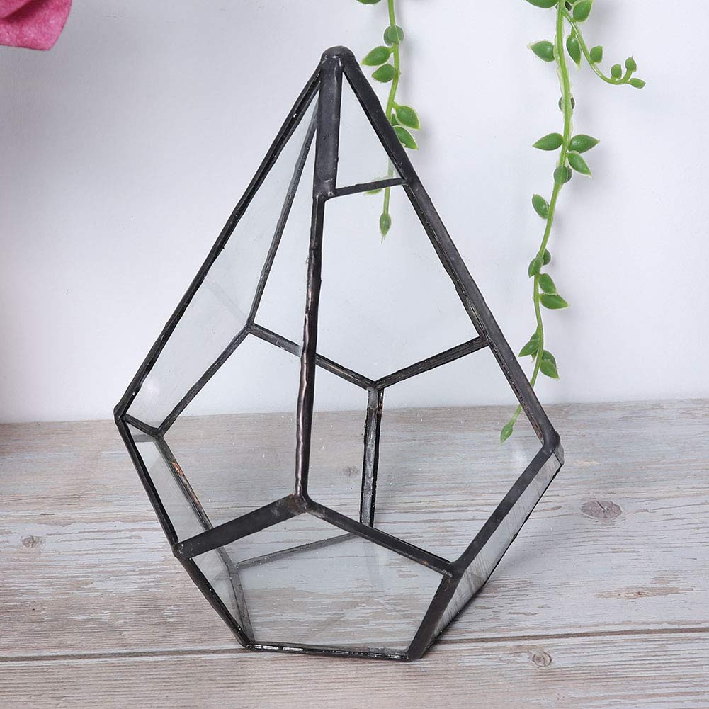 Stilvolle geometrische Terrarium Glas Blumentopf Pflanze Luft Sukkulenten Terrarium Box Schmuckschatulle Glas Home Decoration