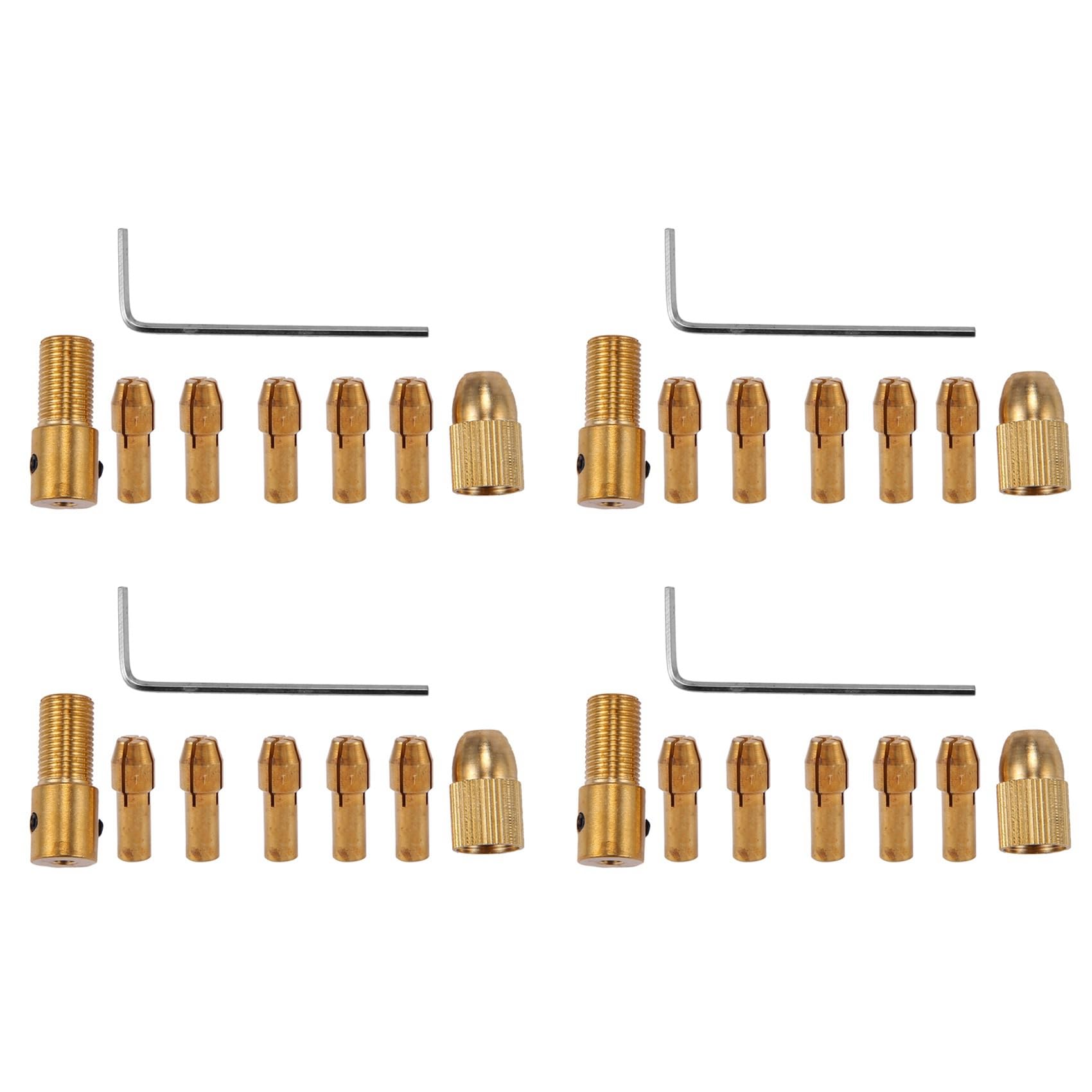 Ctrlzs 32Pcs 0.5-3Mm Small Electric Drill Bit Collet Mini Twist Chuck Tool Kit