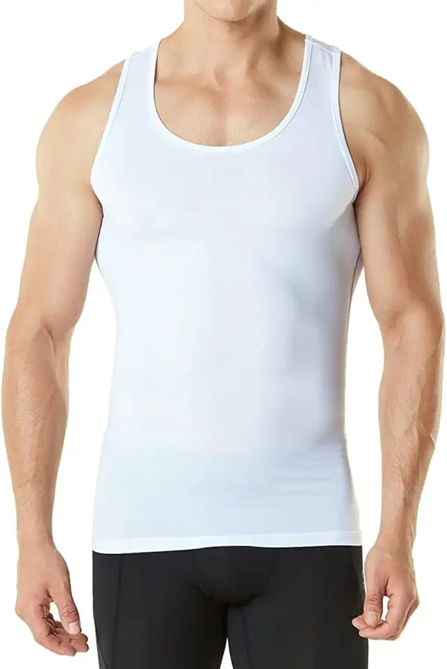 Slim Alta Compressão Postura Cinta Modeladora Masculina Fit