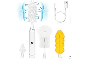 Electric Bottle Brush Set