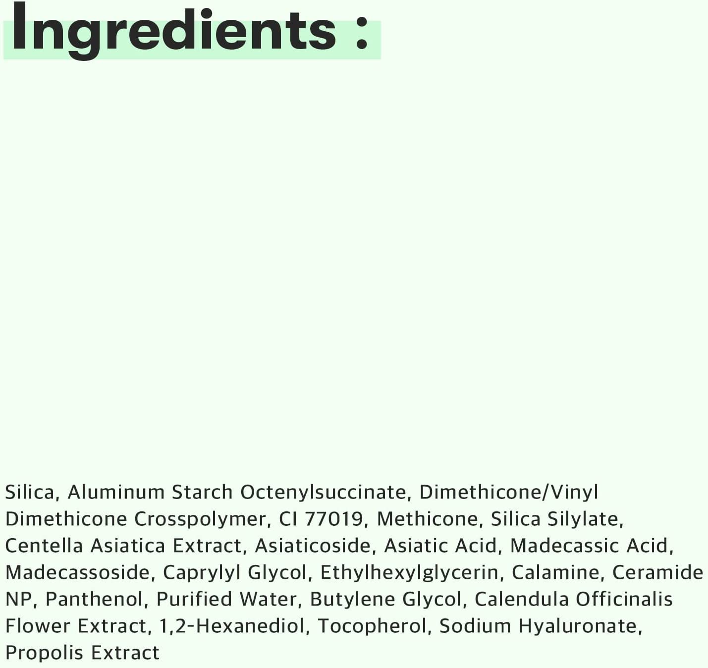 VT COSMETICS VT CICA NO-SEBUM MILD POWDER lekki proszek z Cicaliao i Cicahyalon, kontrola Sebo