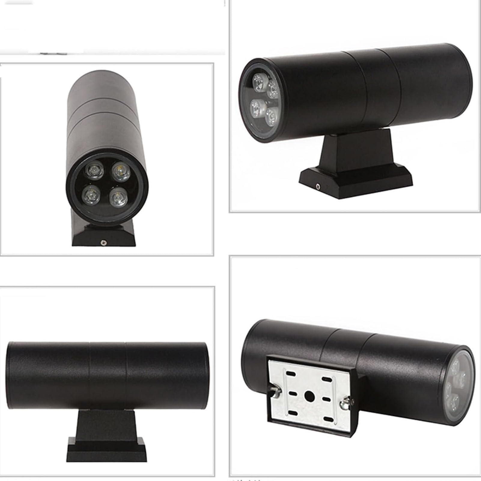 Foco LED De Haz Estrecho, Luz De Paisaje De Largo Alcance CA 111-240 V, IP65, Resistente Al Agua, Para Exteriores, Distancia De Irradiación De 100 M(Warm White Light,6w)