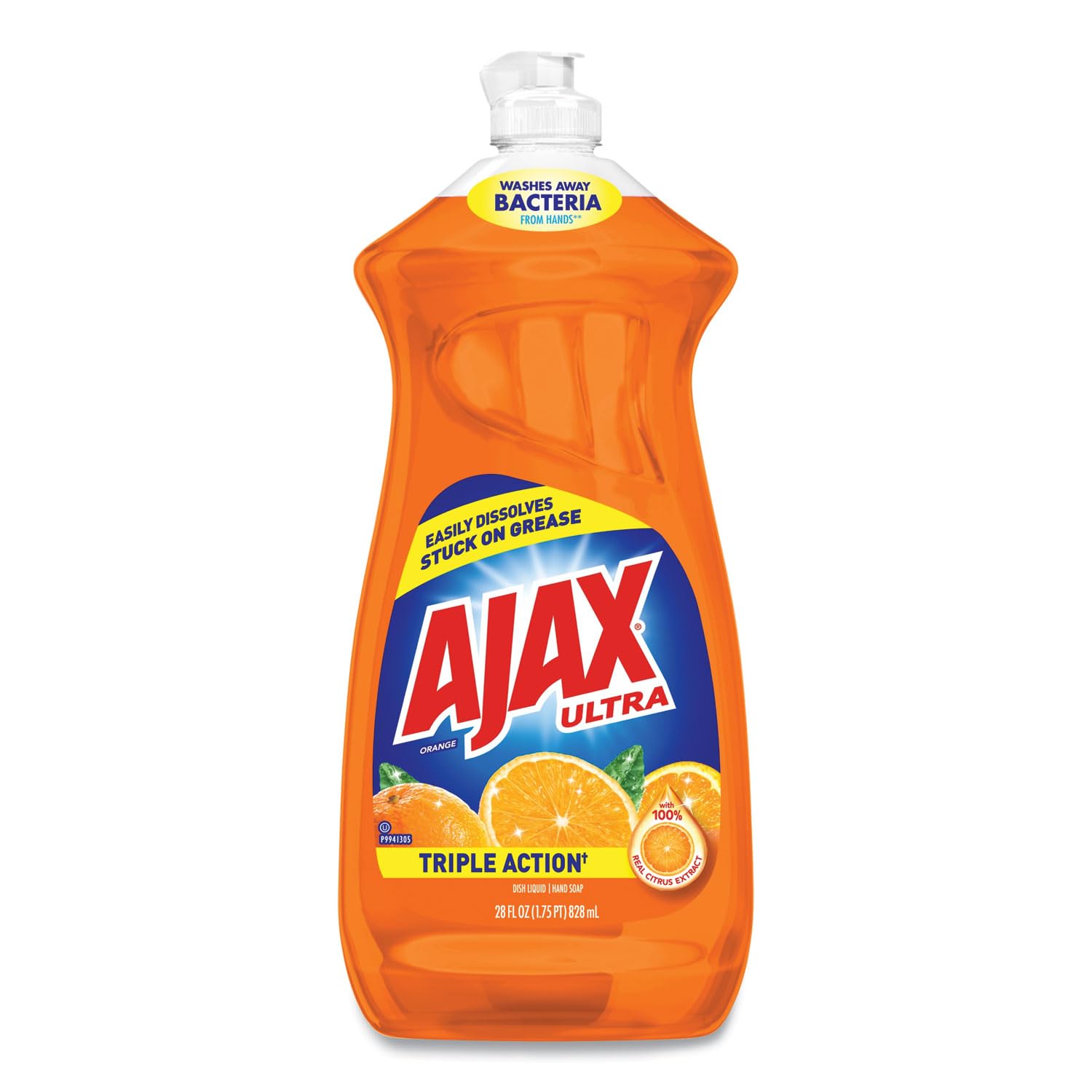Ajax Dish Detergent Liquid Orange Scent 28 Oz Bottle