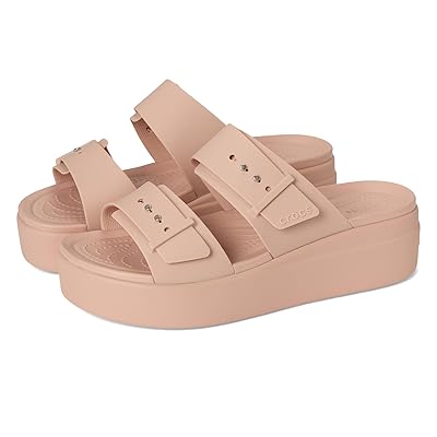 Crocs Brooklyn Buckle Low Wedge Women