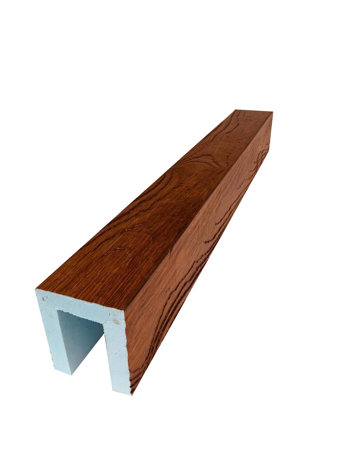 imitación Madera (Miel) de poliestireno extruido a Medida (8 x 12 x 8 x 260 de Largo)