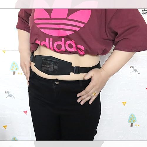 Miniatura 4 de Paquete de 2 cinturones de bomba de insulina con ventana transparente para tándem t:Slim/t:Slim X2 oculto oculto para diabetes