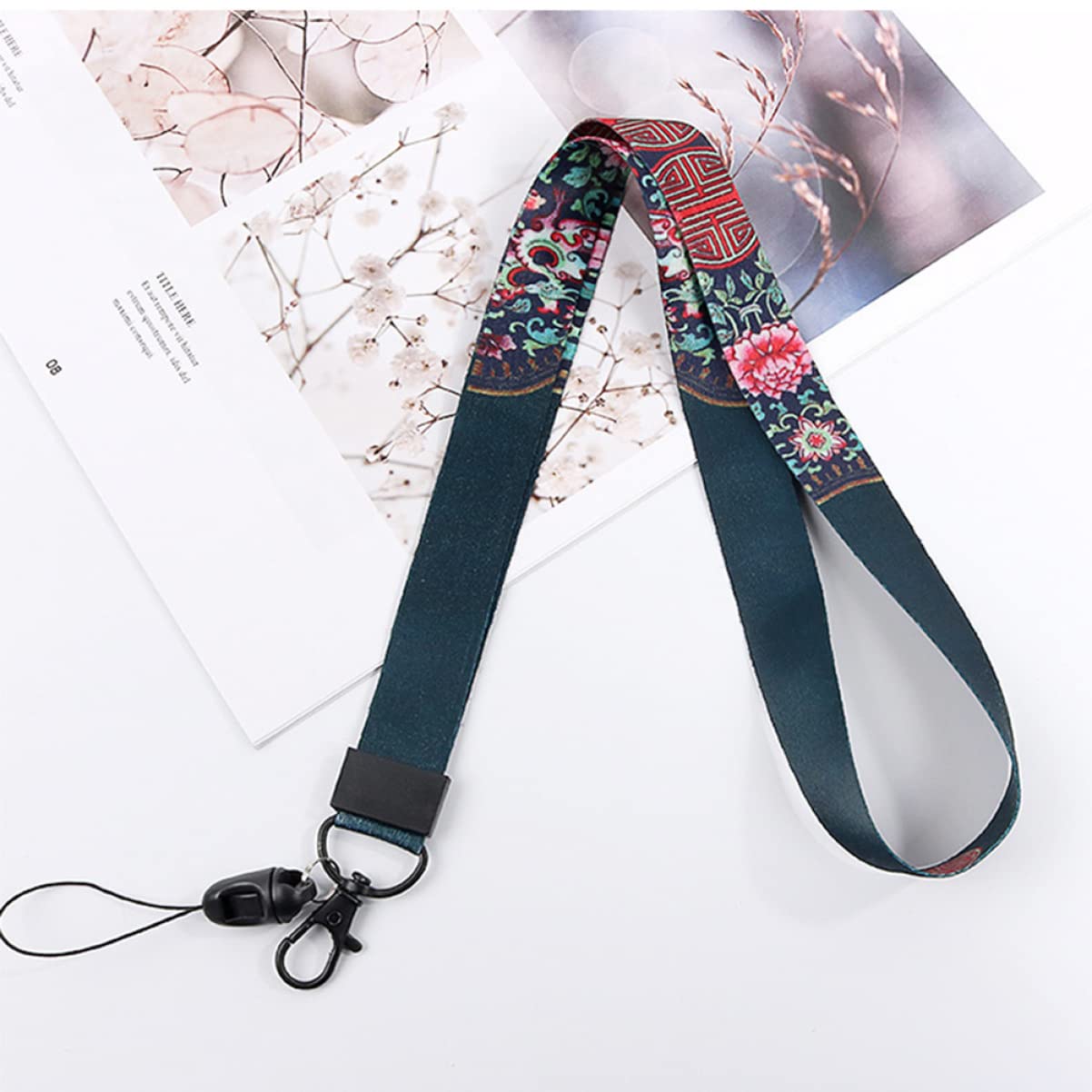 NUOBESTY 15stücke Retro Lanyard Halsband Schlüsselbänder Für Handy Ausweise Schlüssel Und Farbe Zufällig Handgemacht Und Langlebig Für Schule Büro Und