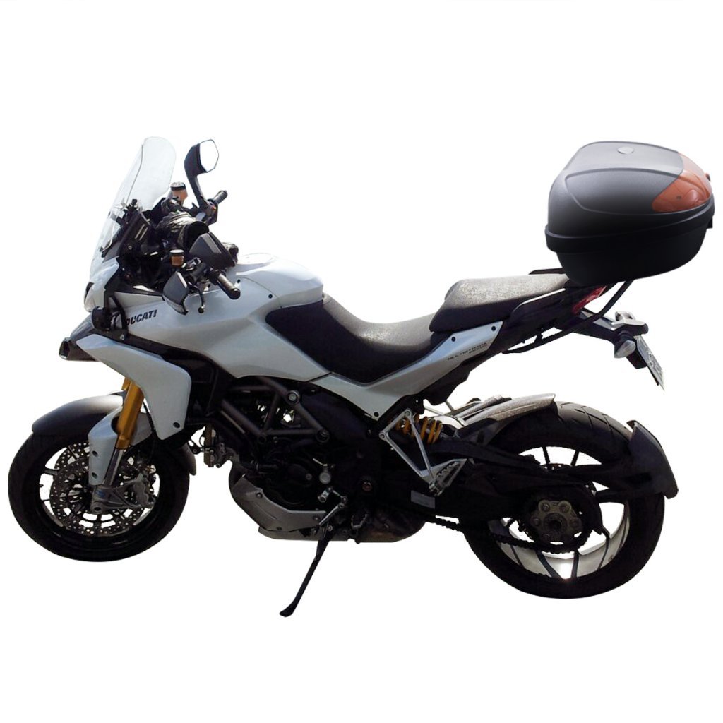 Festnight Top Case Accessoires et pièces Moto 72 l pour 2 Casques