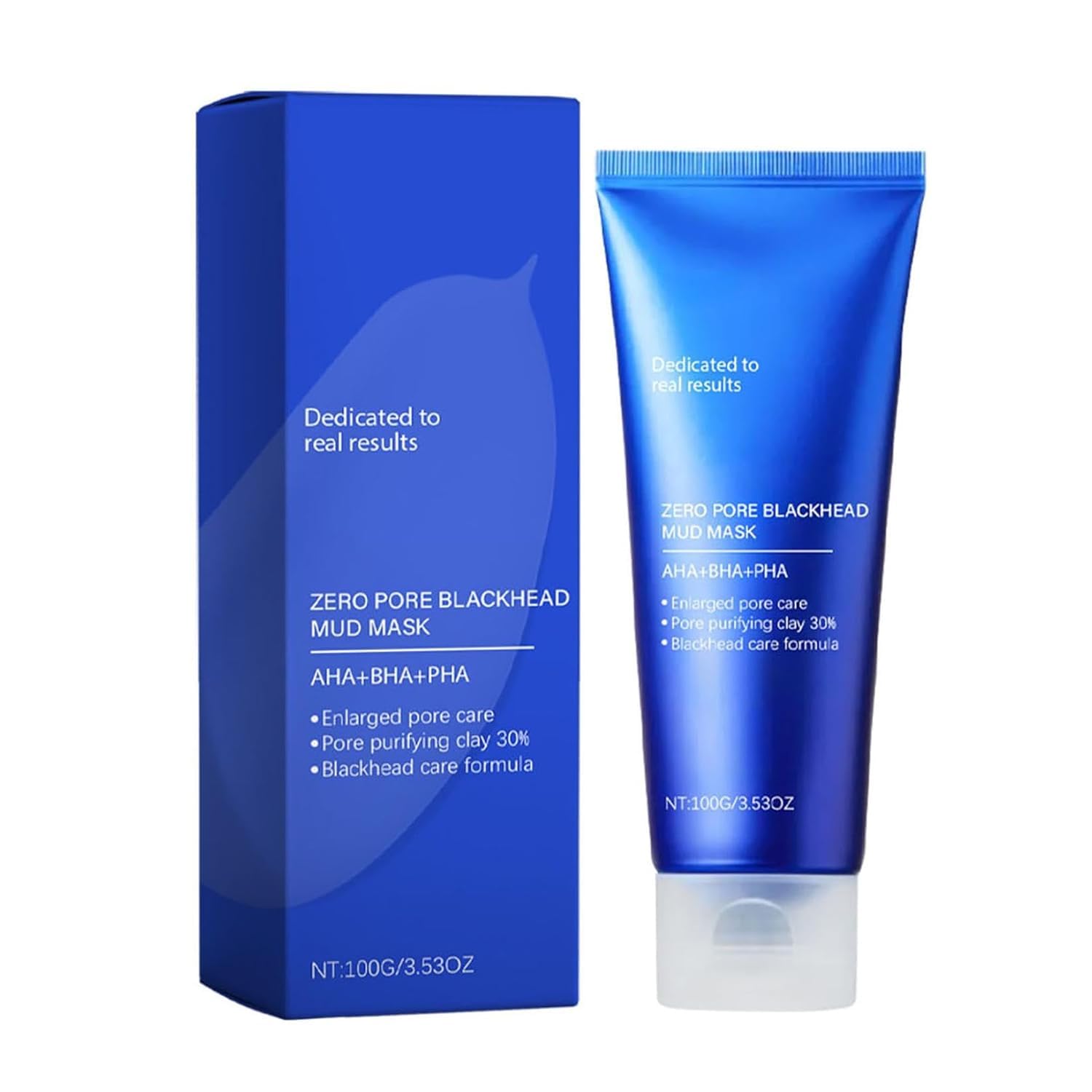 NALACAL2024 New Exfoliating Blackhead Mud Mask, Energizing Renewal Clay Formula for Deep Cleansing, Pore Tightening, and Oil Control – Includes PHA for Effective Blackhead Cleansing (ONE)