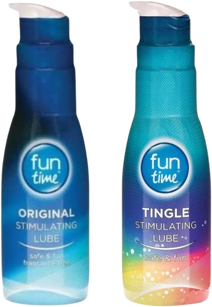 Fun Time Tingle Stimulating Lube 75ml, Original Lube 75ml (2 Pack)