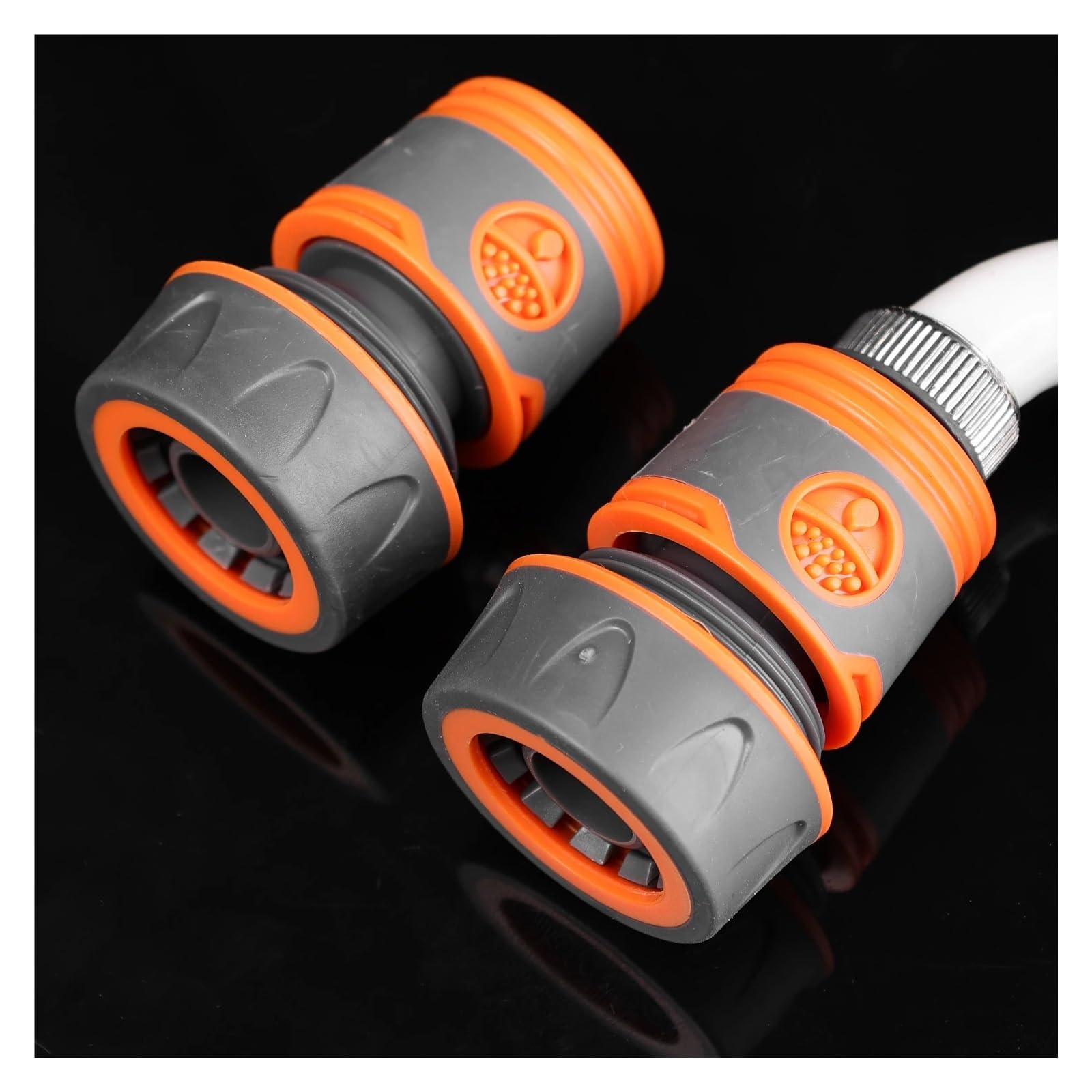 1/2 "3/4" Tubo da giardino Connettore rapido Tubo acqua Rubinetto Extender Connettori fissi Raccordi Adattatore Comune di irrigazione(6 points,5PCS)