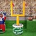 Beistle 3 Piece Novelty Inflatable Goal Post Drink Coolers with Football Decorations Game Day Party Beverage Holders, 74