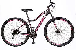 Bicicleta Aro 29 Feminina Urbana KSW MWZA Alumínio – 24 Marchas, Freio a Disco, Suspensão 80mm, Ideal para Cidade e Passeio
