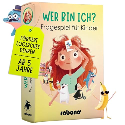 Wer Bin ich? Spiel für Kinder I Lernspiel & Geschenk