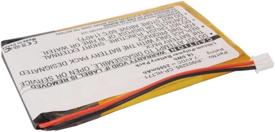 2500mAh HLT71BAT, PL90329, CP-HLT71 Battery Replacement Compatible with Haier HERLT71, HLT71, 805-01-NL Digital Prism ATSC-710, A1710130, TVS3970A LCD TV