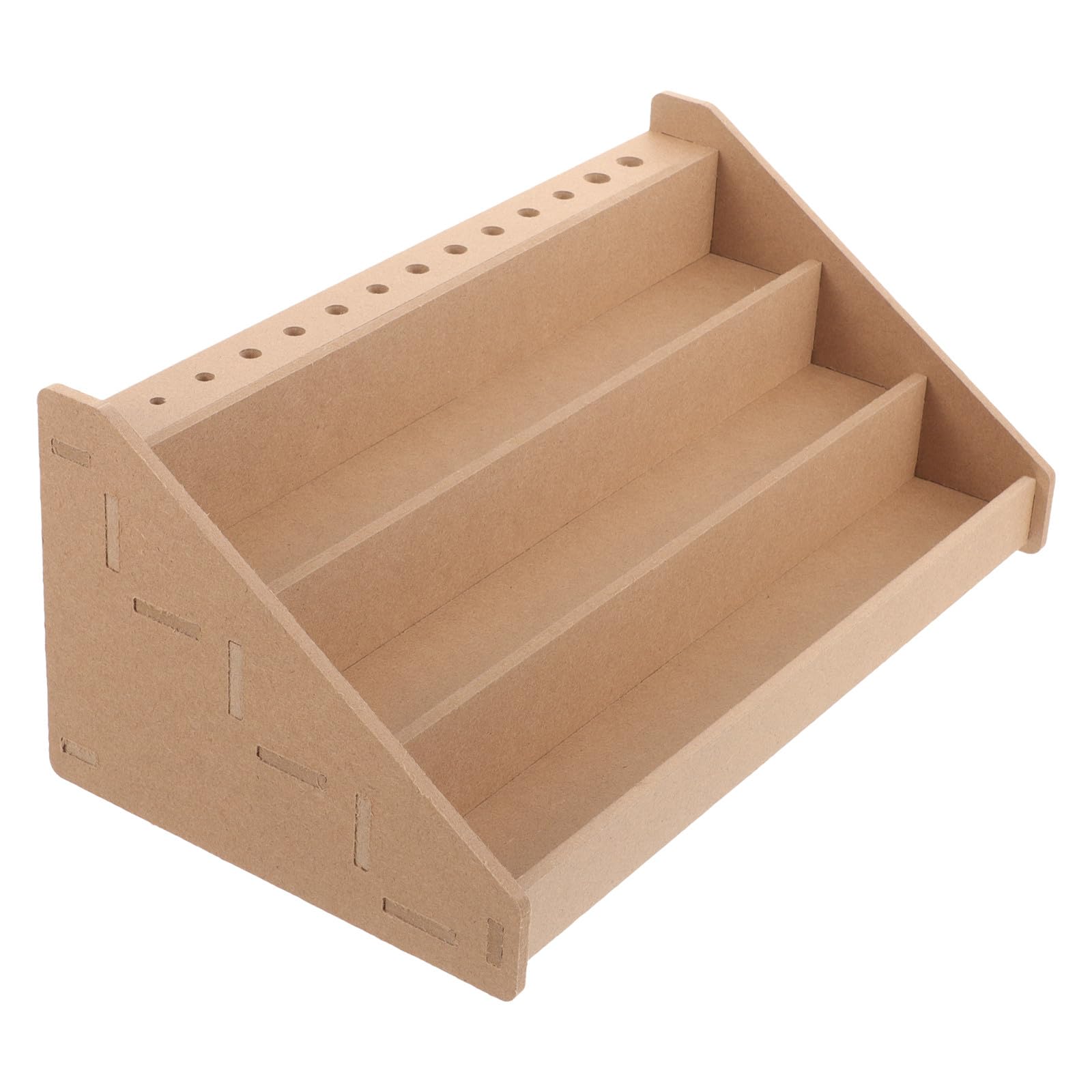 STOBAZA Soporte para Pigmentos con 13 Compartimentos y Madera, Organizador