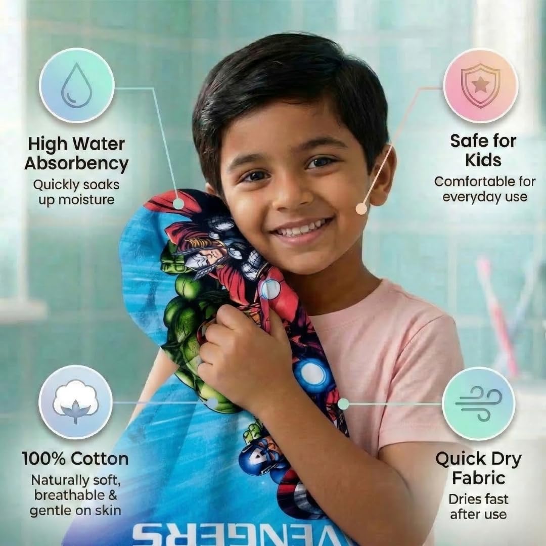 Athom Living Kids Bath Towel 350 GSM 60x120 cm 3