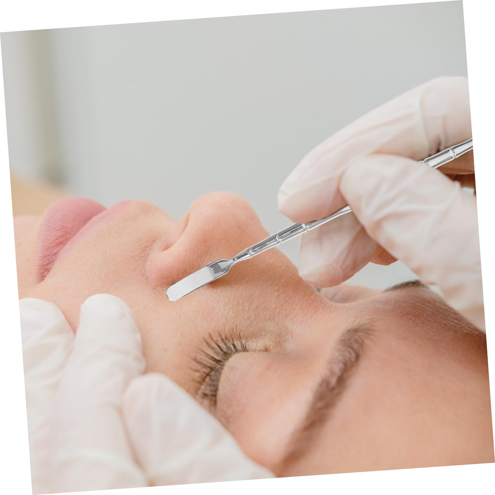Beavorty 10 Pezzi pala per punti neri strumenti per la strumento di estrazione dei pori blackhead removal skin utensili estrattore Acciaio inossidabile
