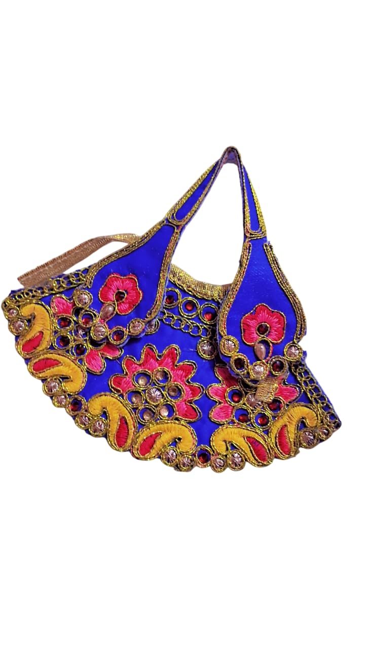 Devi Goddess Embroidery Work Dress for Durga Lakshmi Saraswati Parvati Devi Maa MATA Ji Lehanga Chunri Patka Washable