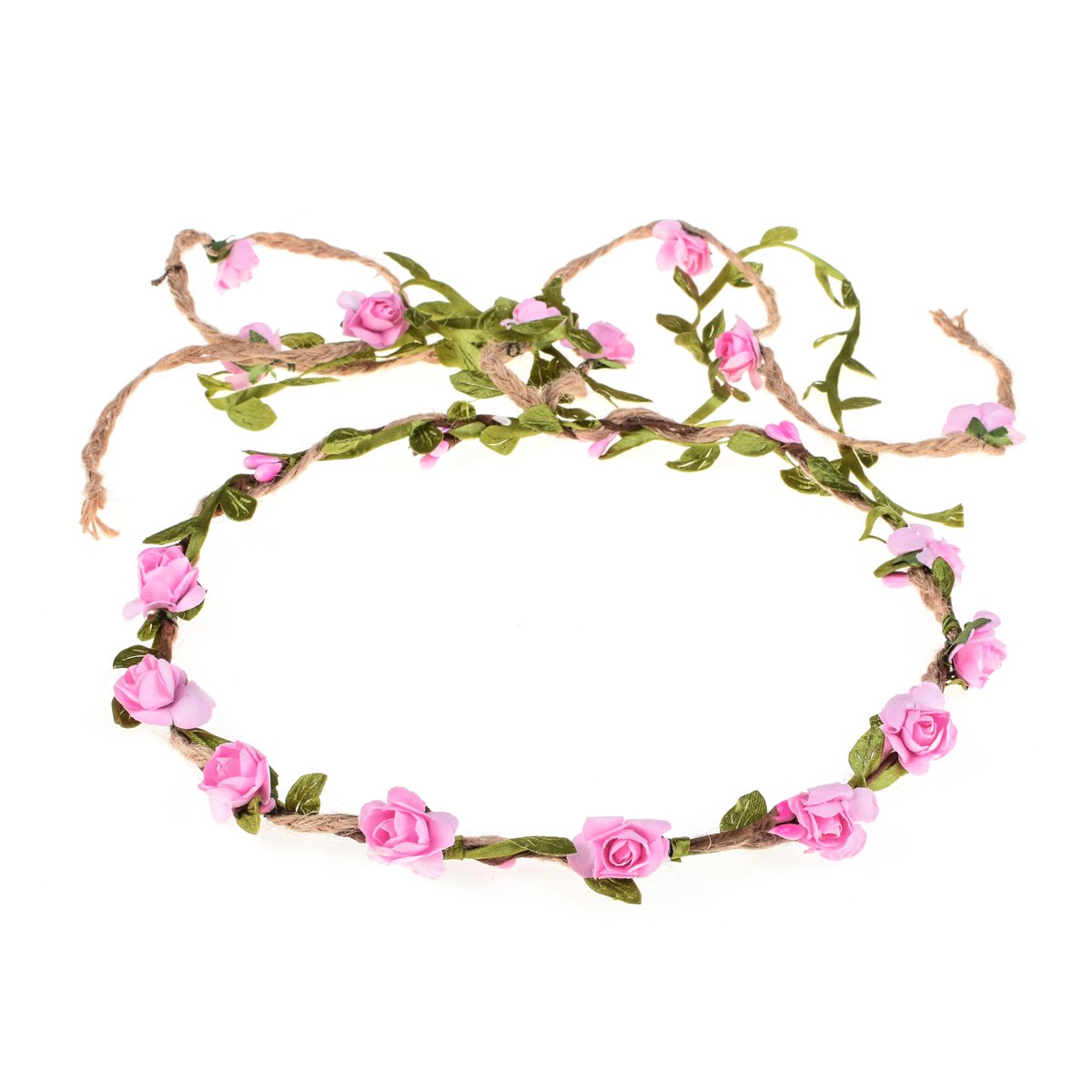 DDazzling Flower Crown Floral Wreath Headband Floral