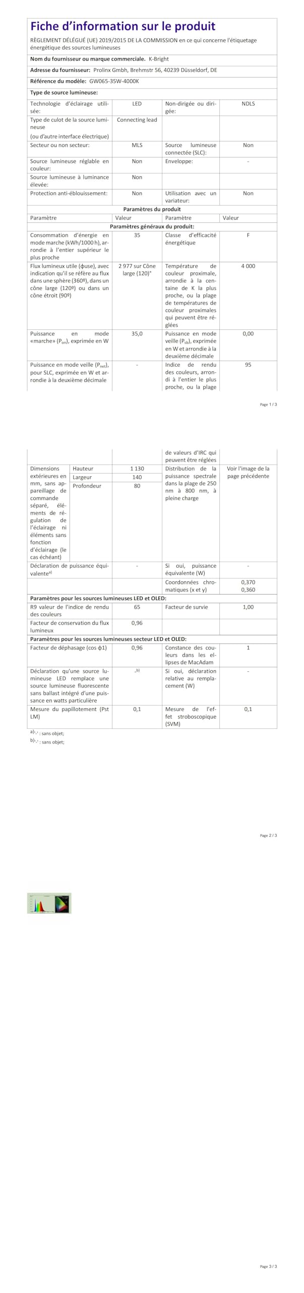 K-Bright 35W Aplique Pared Interior LED, lámpara de pared moderna de 110 cm para el dormitorio, sala de estar, IP44,4000K, arriba y abajo de iluminación, Negro