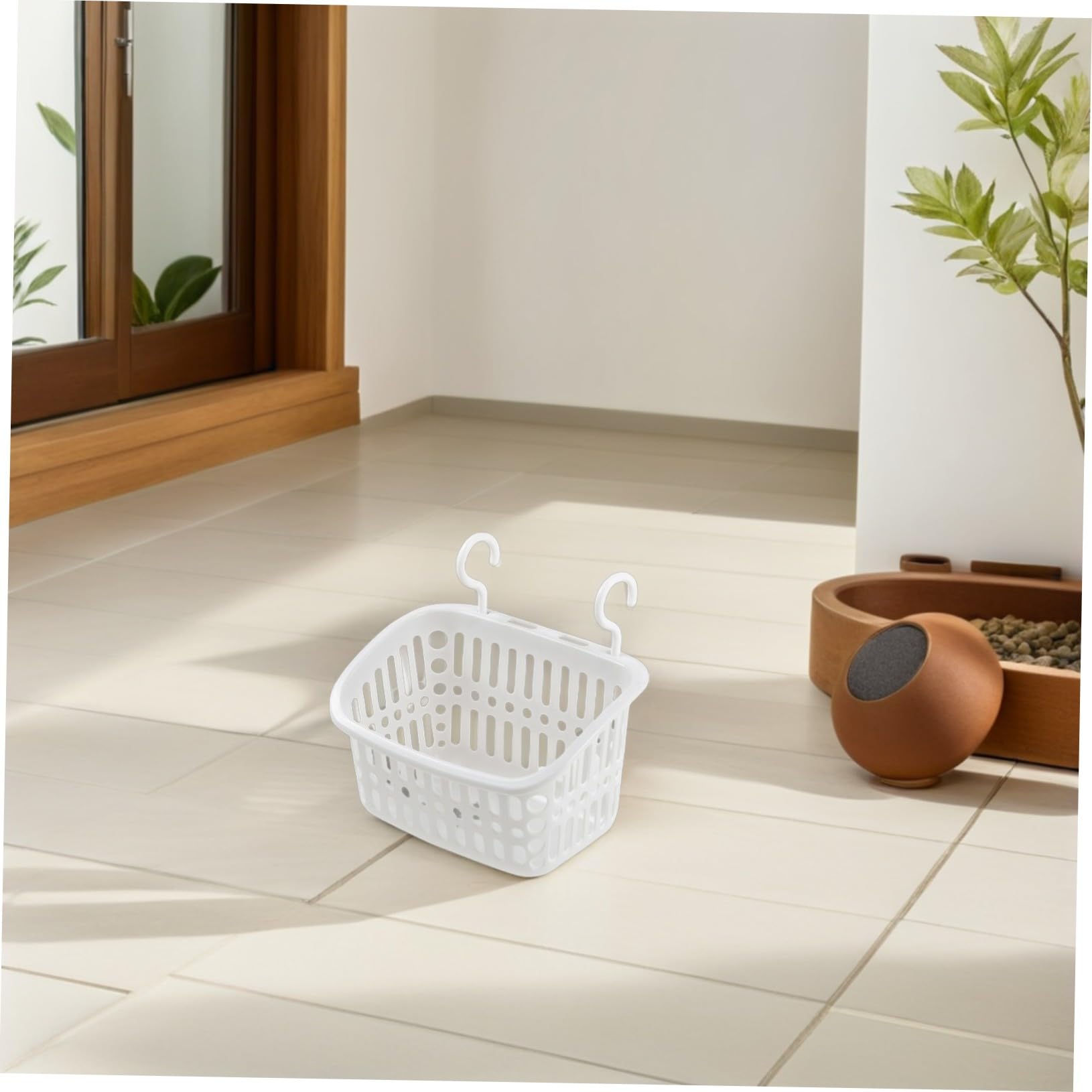 GALPADA 4 Pezzi Amaca per Piccoli Animali con Ganci Cesta Sospesa Organizzatore per Criceti Furetti Cincillà e Porcellini d Accessorio Gabbia Leggero e Facile da Pulire Bianco-grigio