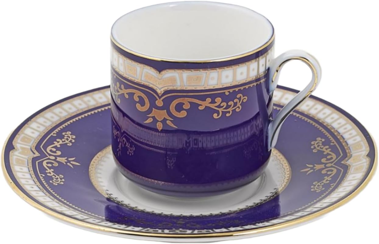Espresso & Tea Cup & Saucer Set - Titanic 1st Class Passenger Replica