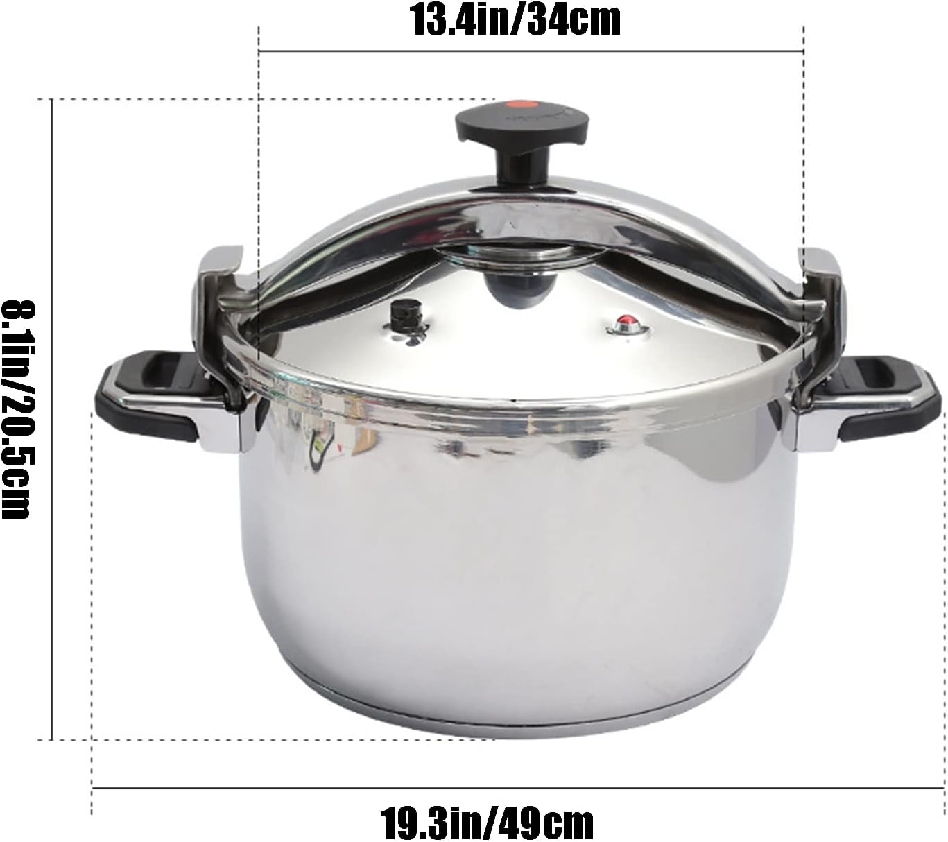Pressure Cooker Rice Cooker Suitable for Restaurant Kitchen Restaurant Kitchen Cookware Large Capacity Steel Bottom Fast Cooking Energy Saving Housework