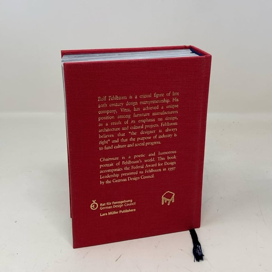 【初版・サイン本】Chairman Rolf Fehlbaum 洋書 初版・サイン本】Chairman Rolf Fehlbaum 洋書