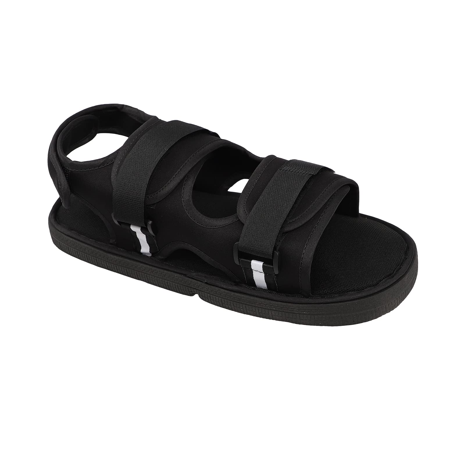 NICEYEA Post-op Shoe for Broken Foot or Toe Walking Shoe Cast Boot Stress Brace Sandal with Adjustable Strap Left or Right Foot - Image 4