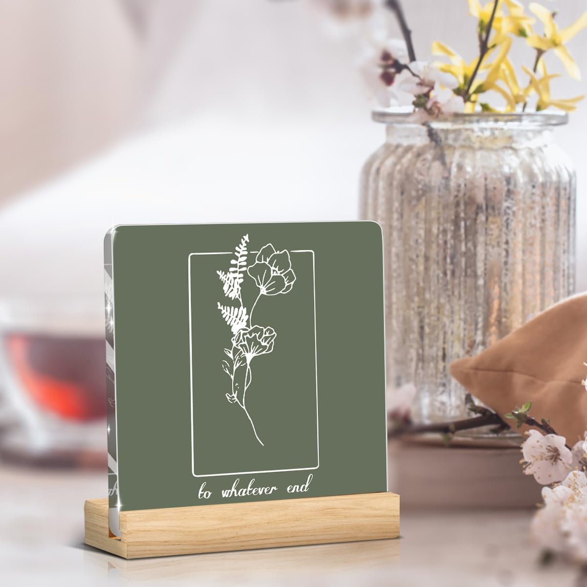 Throne of Glass Office Desk Acrylic Decor - Funny Desk Accessories for Work, Christmas, Thanks You Gifts for Women, Aunt, Reader - Image 3