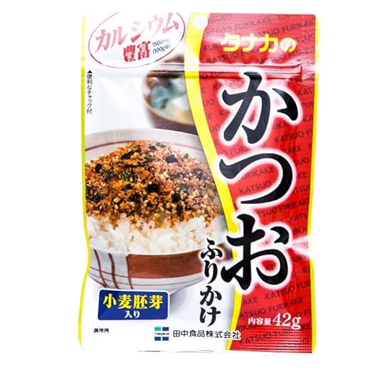 Tempero Para Arroz De Peixe Bonito Furikake Katsuo 42g Tanaka