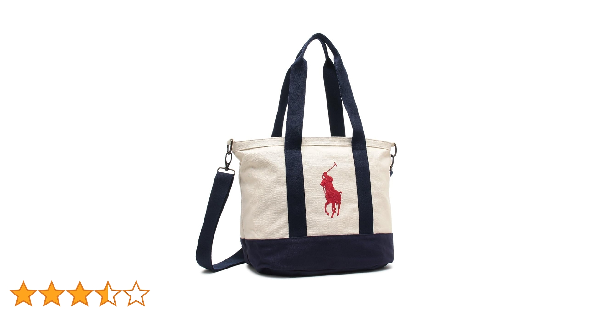 ポロ馬刺繍 ネイビー トートバッグ POLO RALPH LAUREN 【並行輸入品】ポロ ラルフローレン バッグ