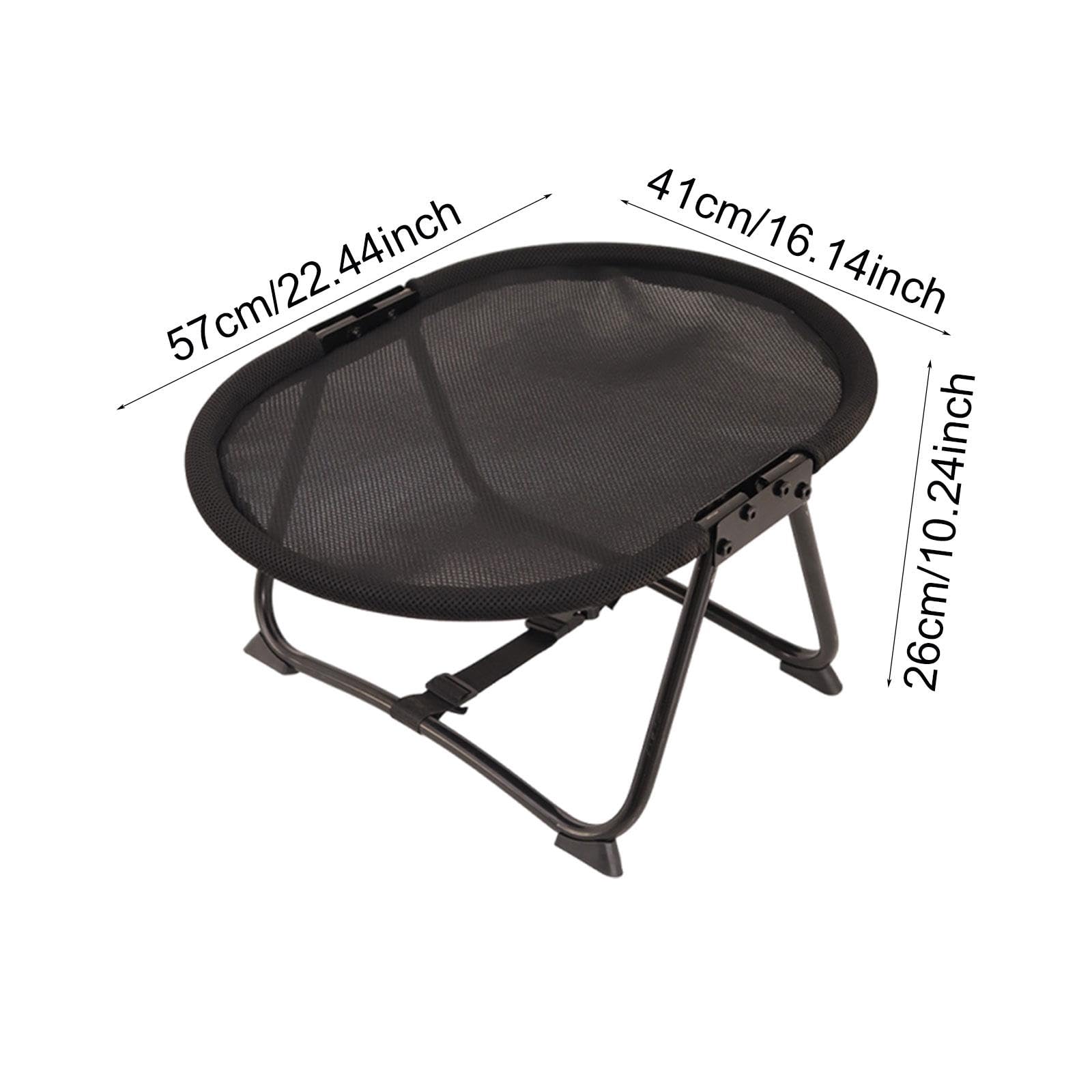 Cuccia Rialzata per Animali Domestici, Regalo, Montaggio Rapido, Resistente E Confortevole, Nera