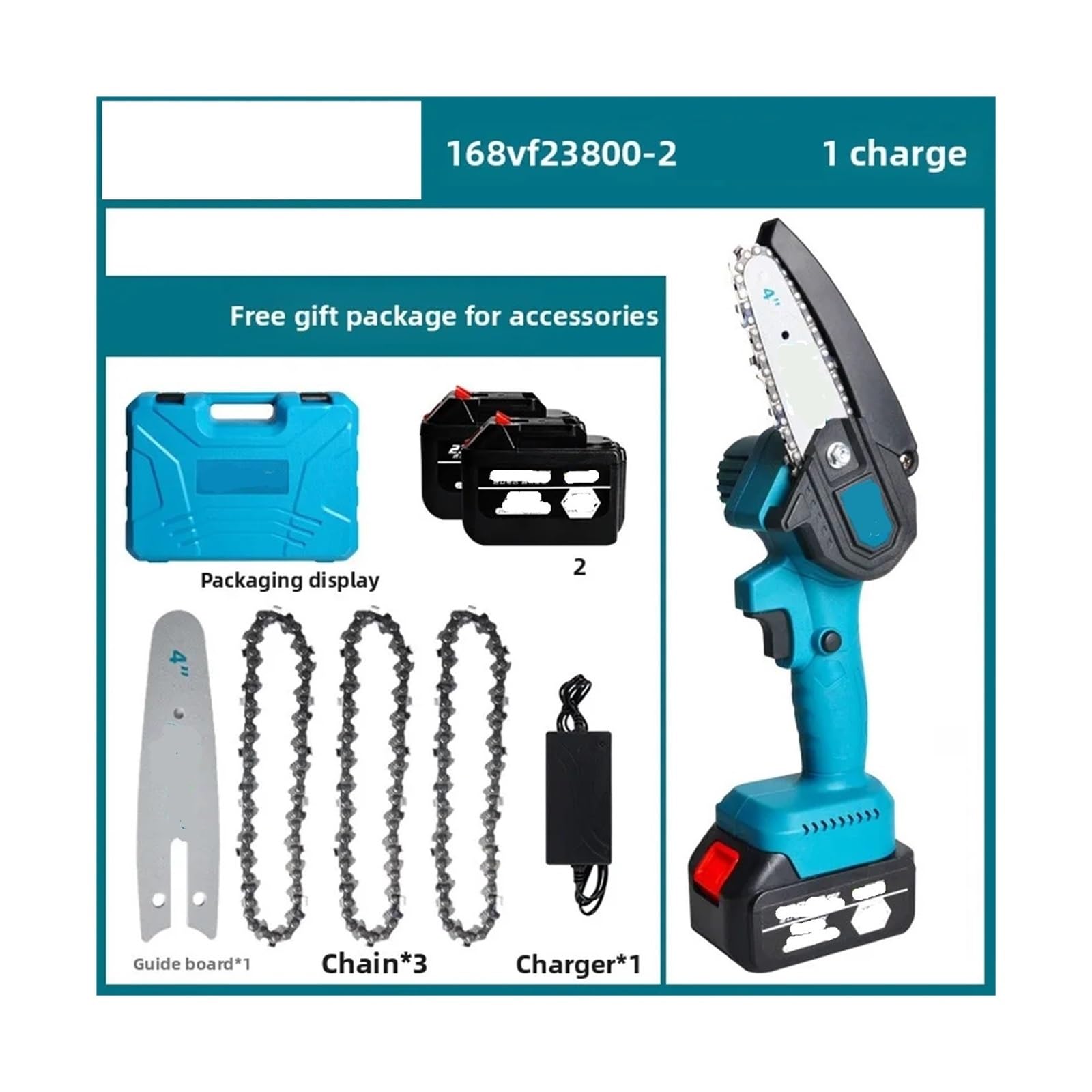 Sierra de mesa en miniatura, Mini Motosierra Eléctrica Inalámbrica De Mano For Cortar Madera En El Hogar Y Al Aire Libre,para cortar metal y madera(23800 D2)
