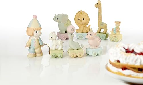 Miniatura 10 de Precious Moments 142033 - Tren de cumpleaños con alces, 13 años, You Mean The Moose To Me, regalo de cumpleaños para niños y niñas de 13 años,