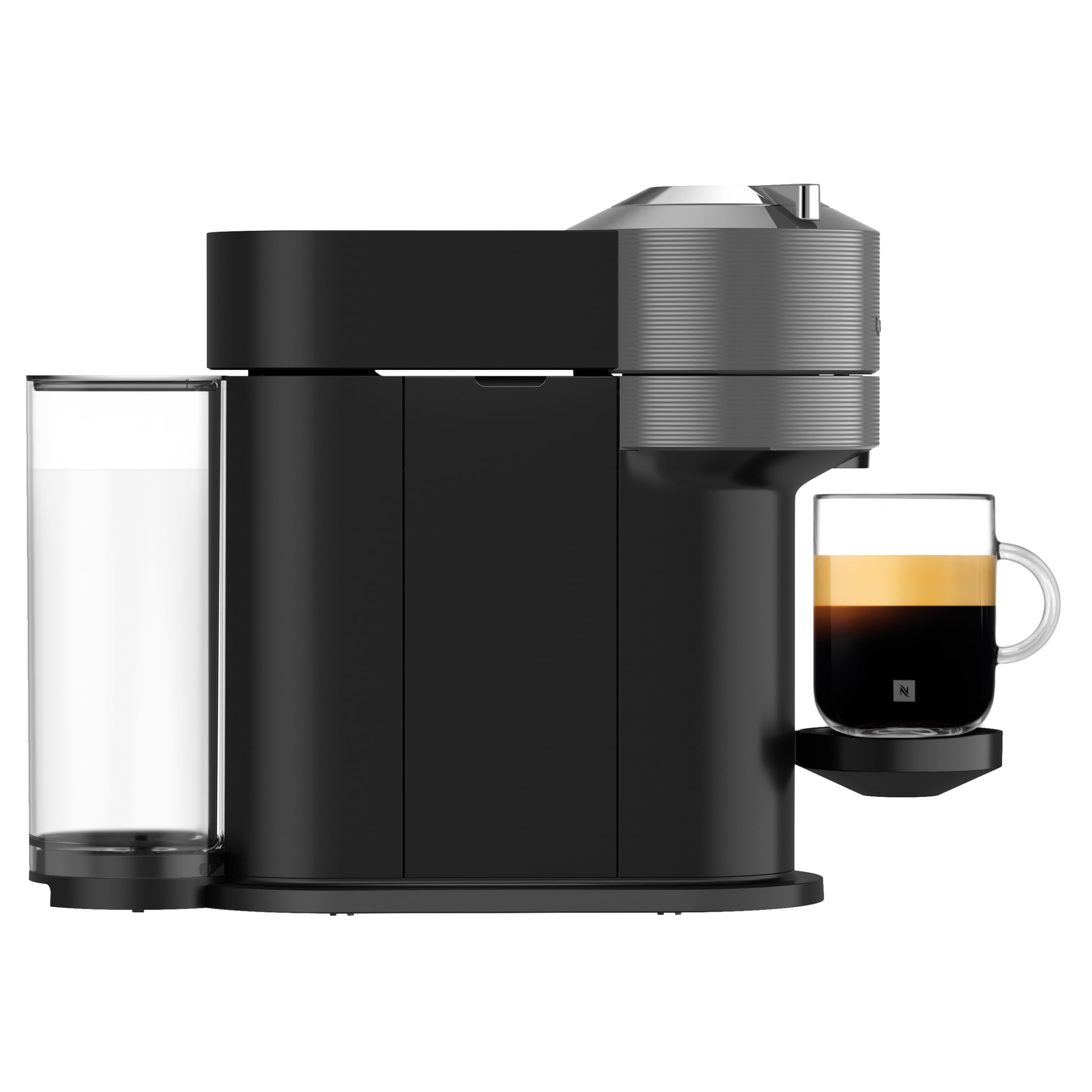 Nespresso Vertuo Next ENV120.GY Macchina del Caffè compatibile con le NUOVE CAPSULE NESPRESSO con Tecnologia Centrifusion, Serbatoio acqua 1L, Grigio