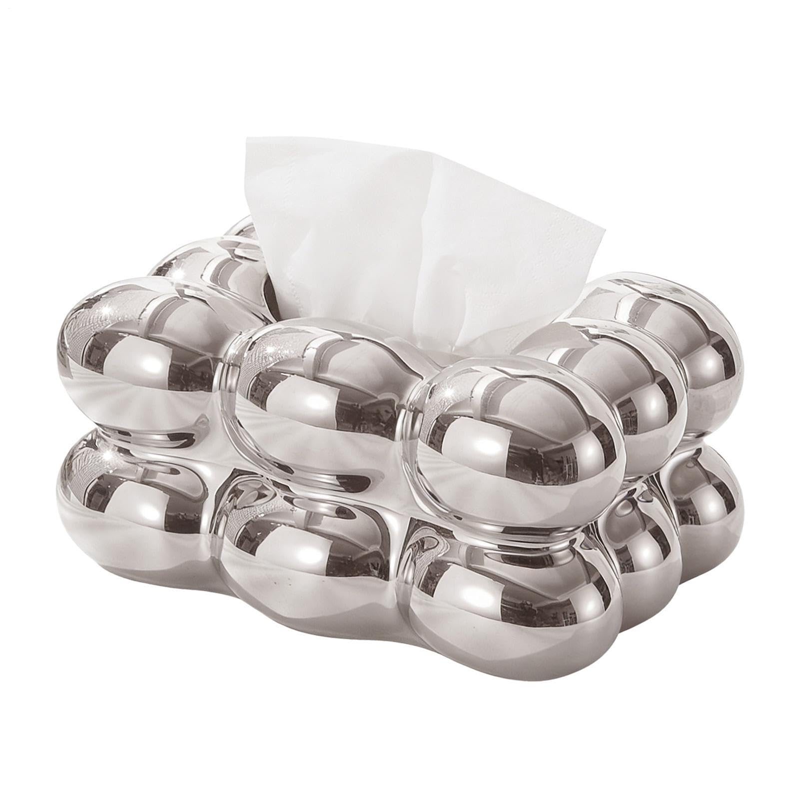 Portafazzoletti Design Cubo con Motivo Cotton Candy Estetico | Scatola Portafazzoletti Cubo per Soggiorno Ufficio Scrivania Auto Viaggio Tavolo Cucina