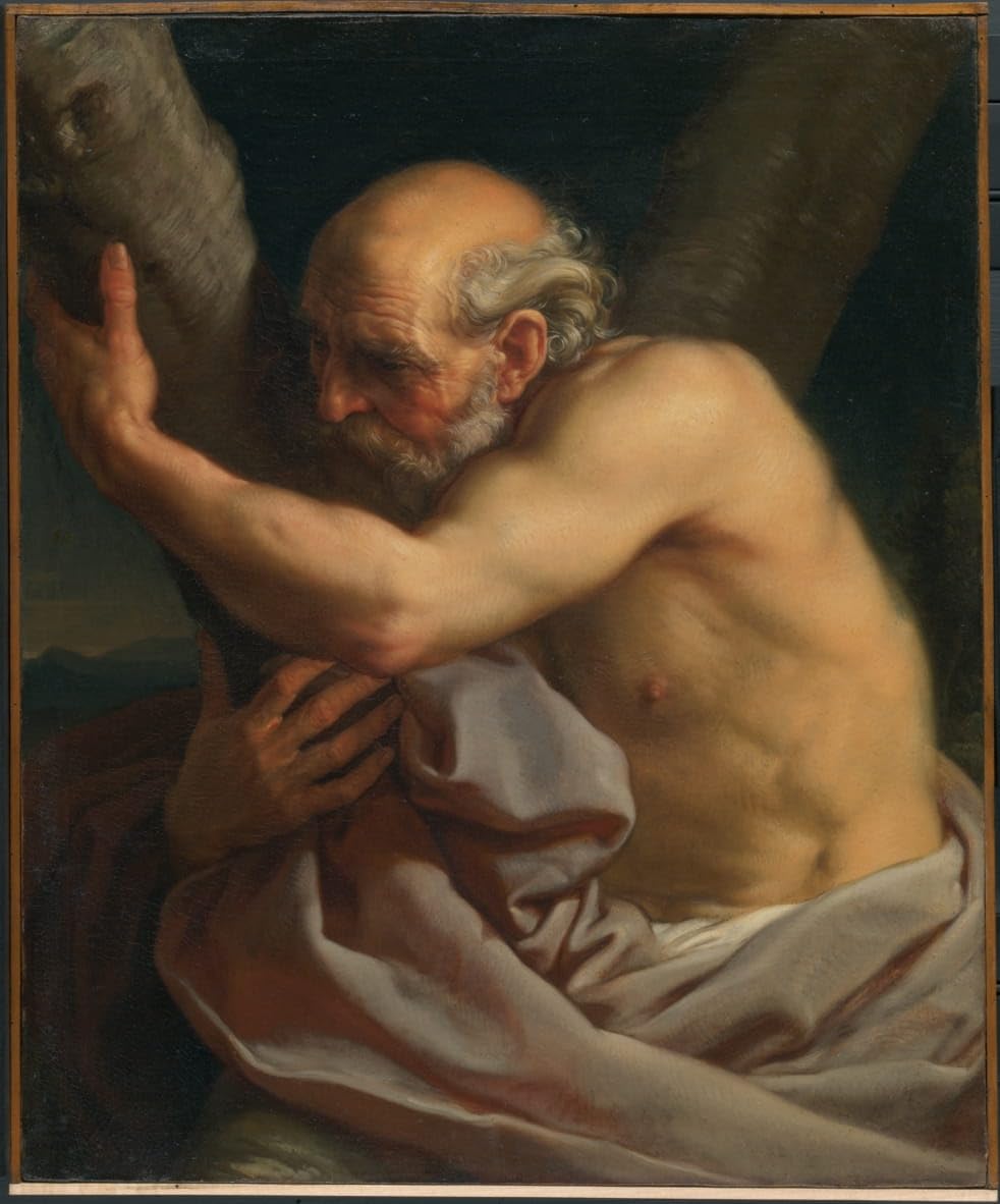 Toile Saint André par Pompeo Batoni 50x70cm : Solution déco murale chic - 4
