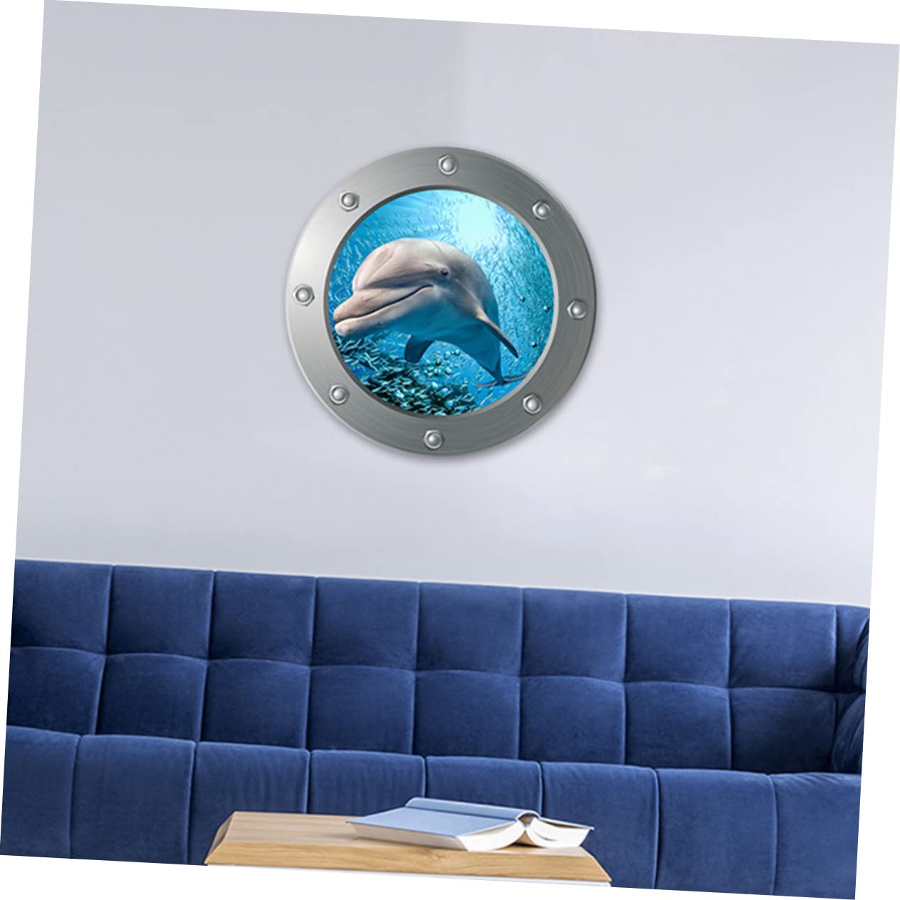 Tofficu 3 Set Adesivo Animale Marino Per Squali Ragazzo Creature Parete Blu Decalcomanie Sottomarine Adesivi Murali Rimovibili Decalcomania Sotto Il Mare Adesivo Decorativo Pvc 4 Pezzi * 3