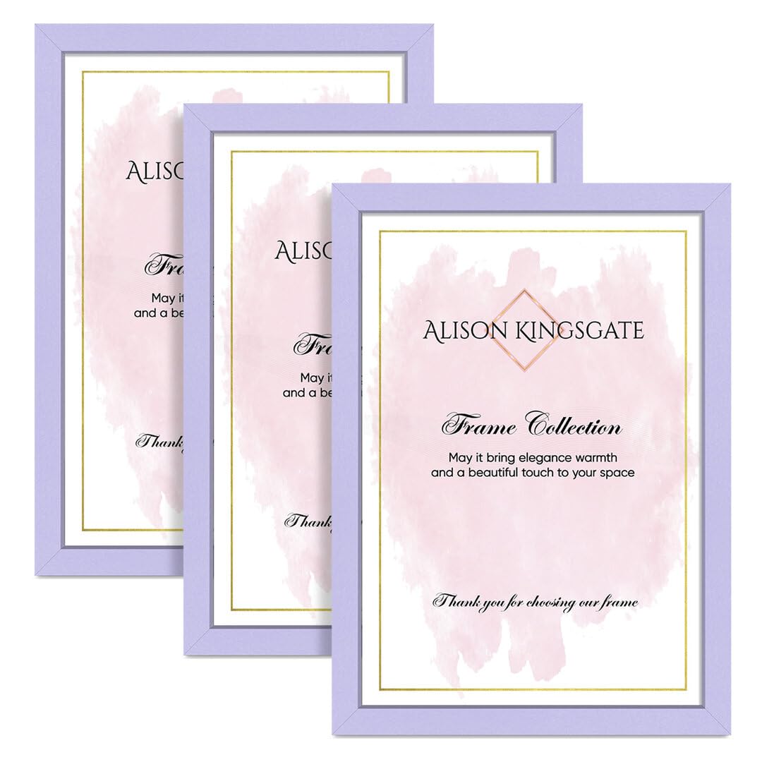 Alison Kingsgate PURPLE Picture Frame for Photo 100x80CM - Pack of 3