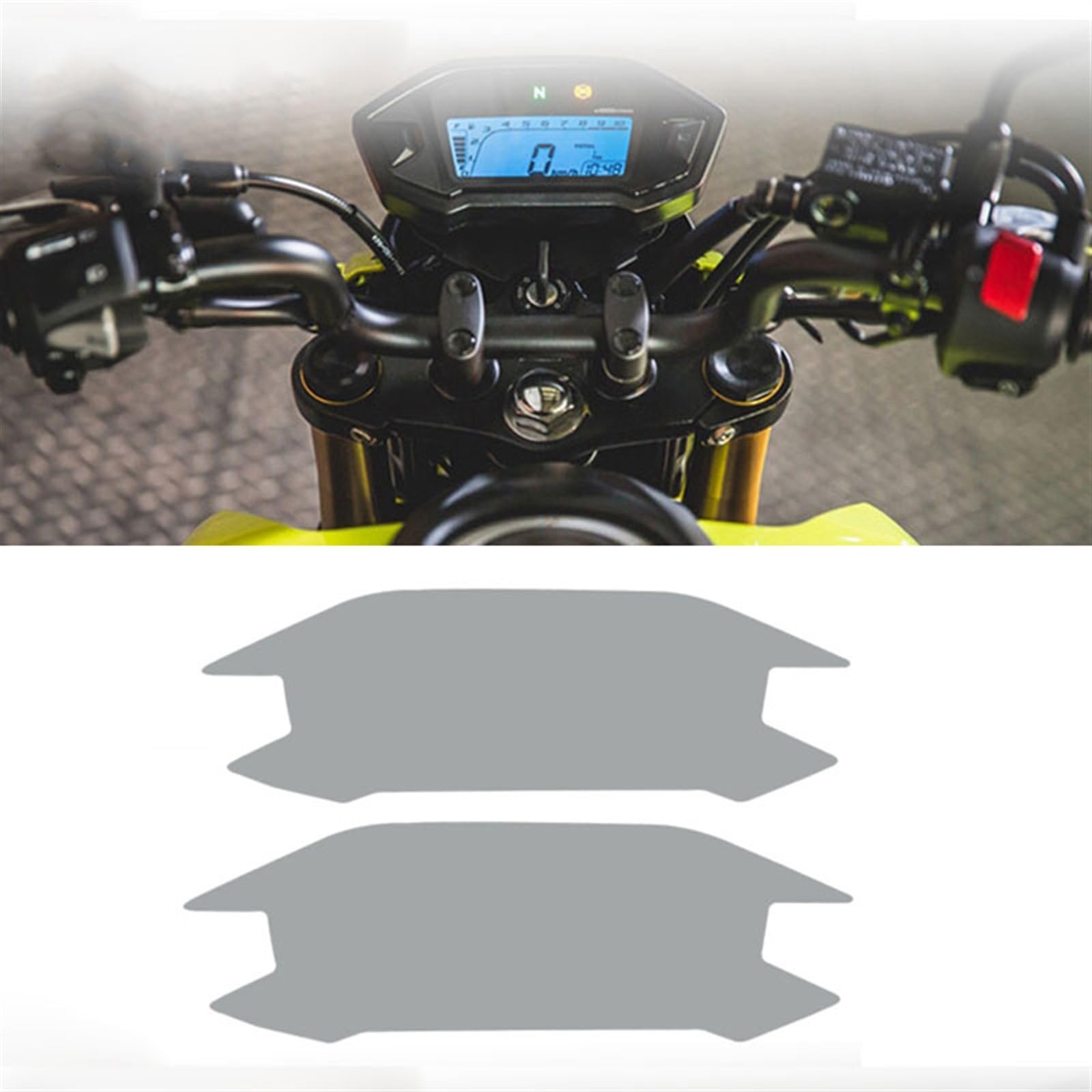 Film protection tableau de bord moto pour Honda CRF250 Rally