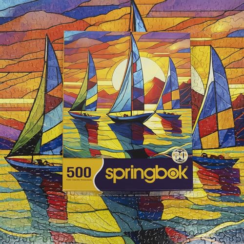 Springbok 33-02550 S Sunset Sailing 500 Piece Jigsaw Puzzle thumb #6