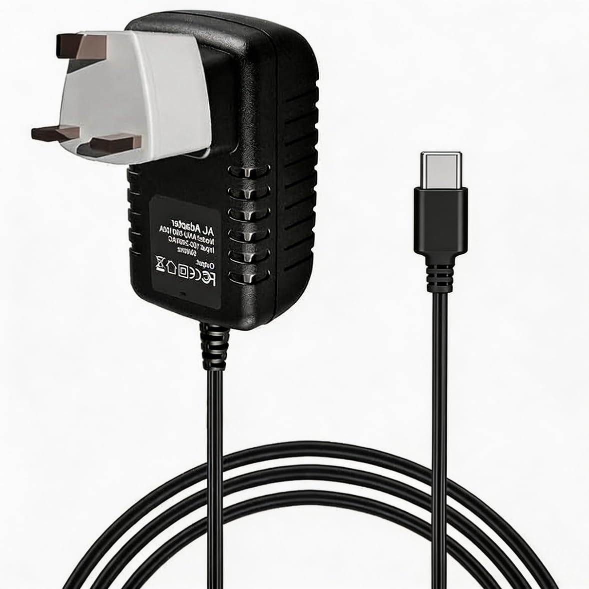 5V USB Type C Adapter Charger for arboleaf CMN10D 6D Neck Massager 1800mAh Rechargeable Battery Adapter Power Supply Cord Cable