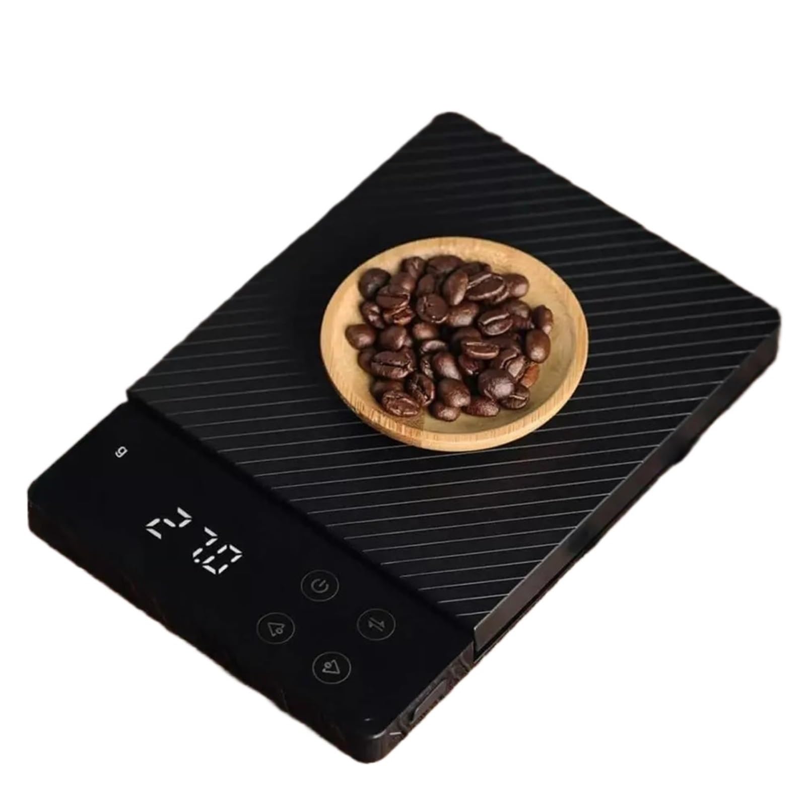 Báscula de cocina, Báscula electrónica de cocina alta precisión, recargable, resistente al agua, pesaje preciso, báscula mesa acero inoxidable,para hornear, café, joyería(3Kg)