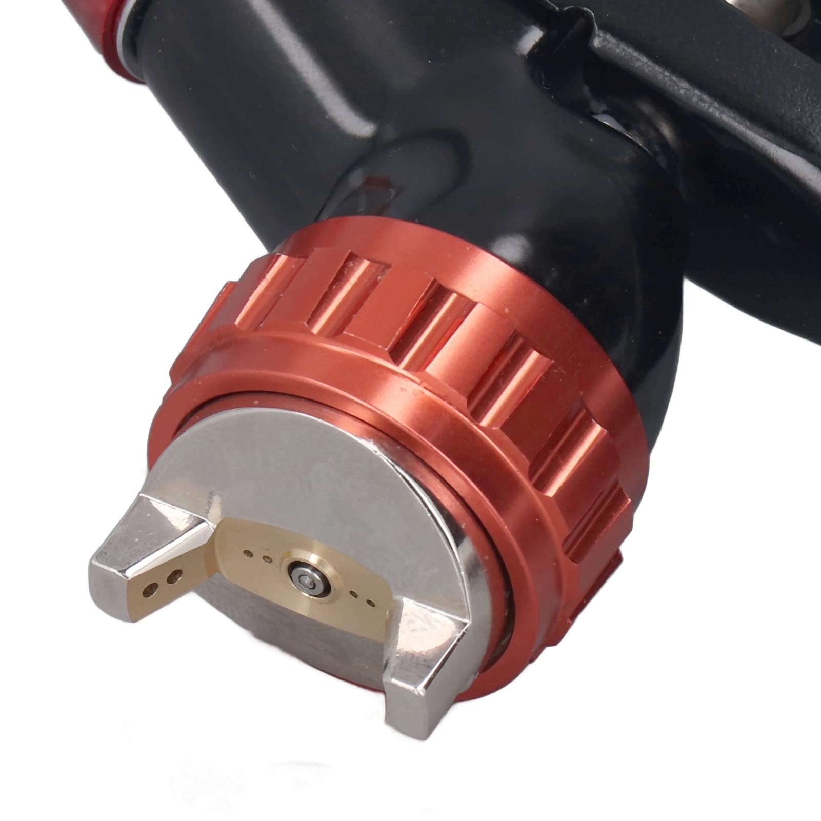 Focket Pistolet Natryskowy HVLP, Korpus ze Stopu Aluminium, wydajność Podawania 75% Aplikator Farby do Malowania Domów, Pistolet do Malowania Samochodów z dyszą 1,3 Mm Kubek 600 Ml ścian Mebli w
