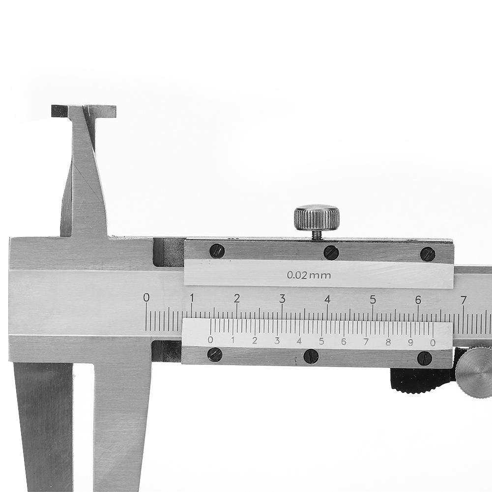 Inner Vernier Calipers, Inside Vernier Caliper, Double Claw Inner Vernier Calipers Made of Carbon Steel for Measuring The Diameter of The Bore(9-200mm) - Image 5