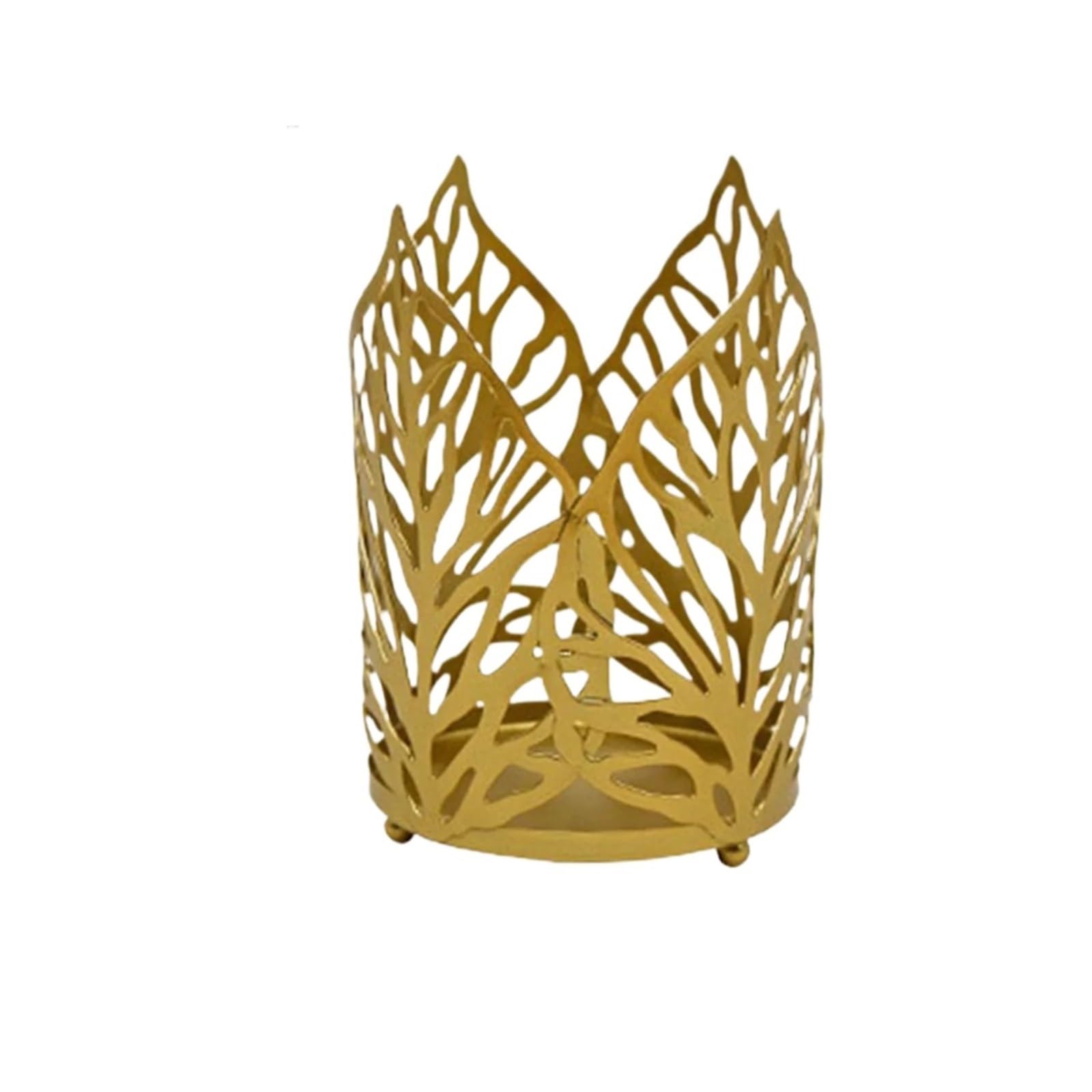 2Pcs Candle Holder Ornament Shape Vintage Candlestick For Desktops And Living Room Decorations For Desktop Decoration(Gold)